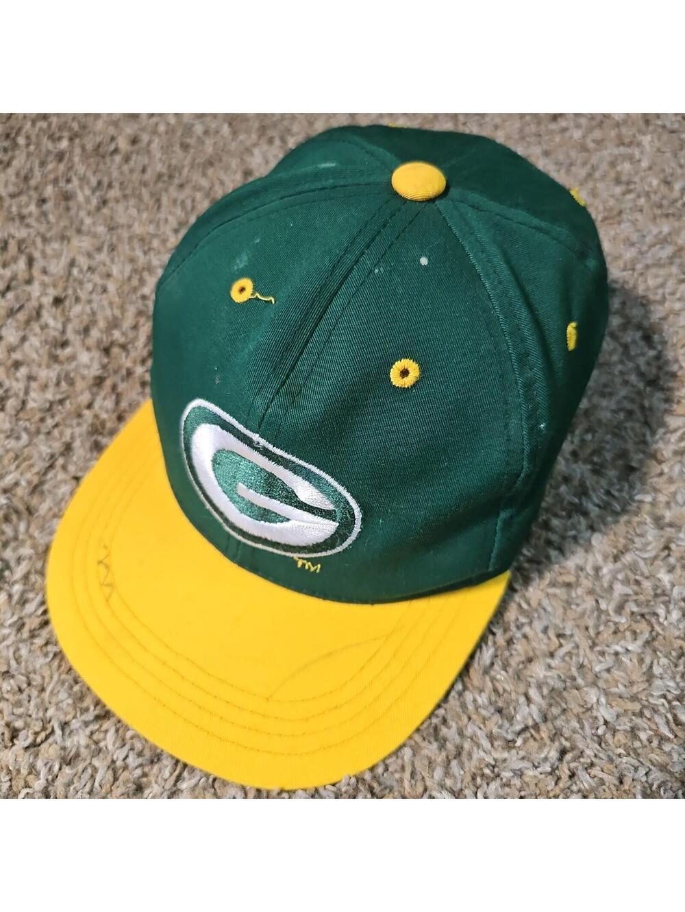 Vintage Logo 7 Green Bay Packers Youth OSFA Snapback Hat